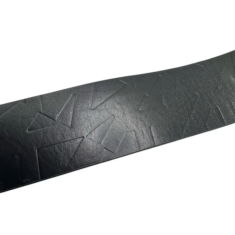 Michael Kors | Women | Black Wide Embossed Genuine Leather Belt | Small-Medium
